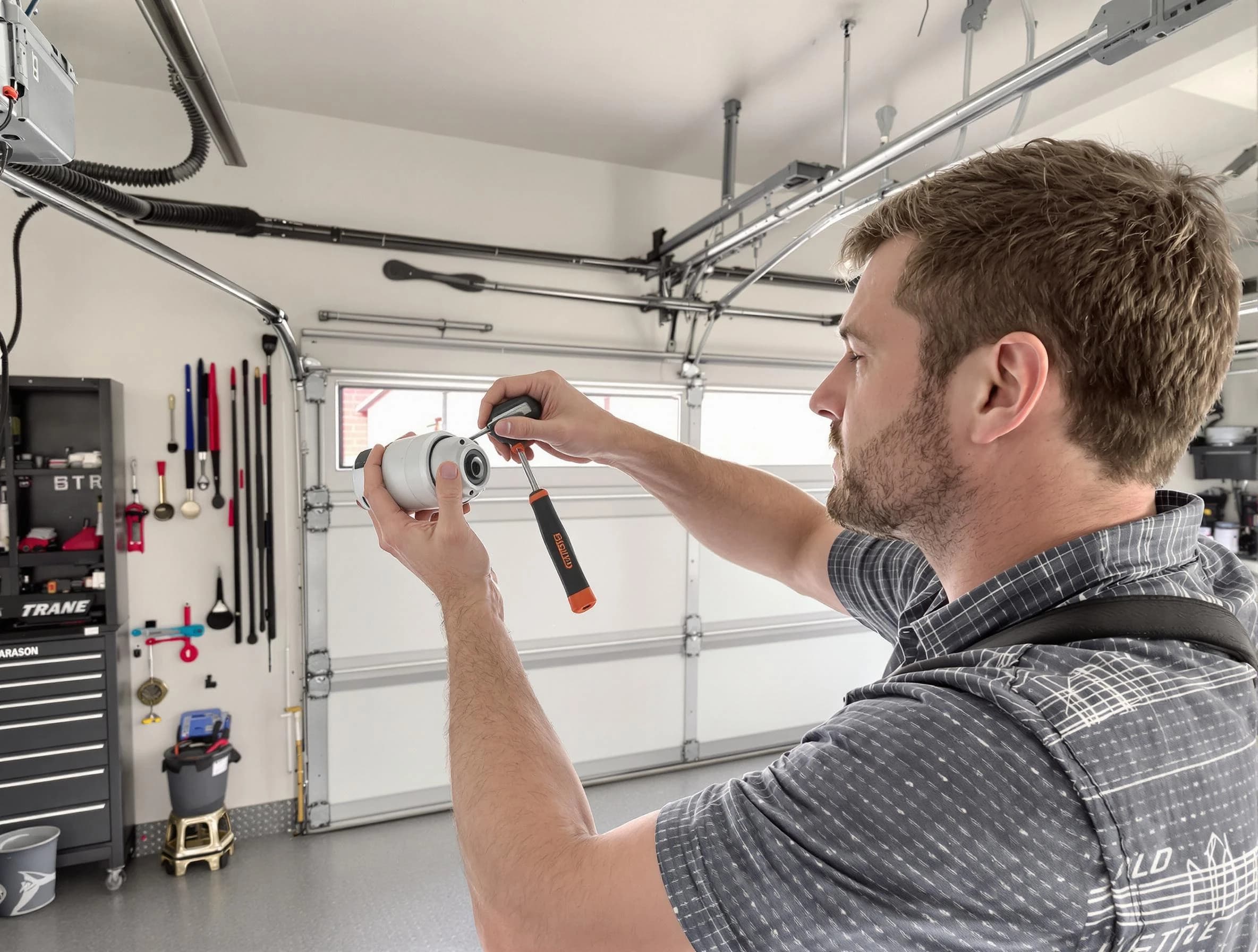 Garage door opener repair service by Rostraver Garage Door Repair in Rostraver