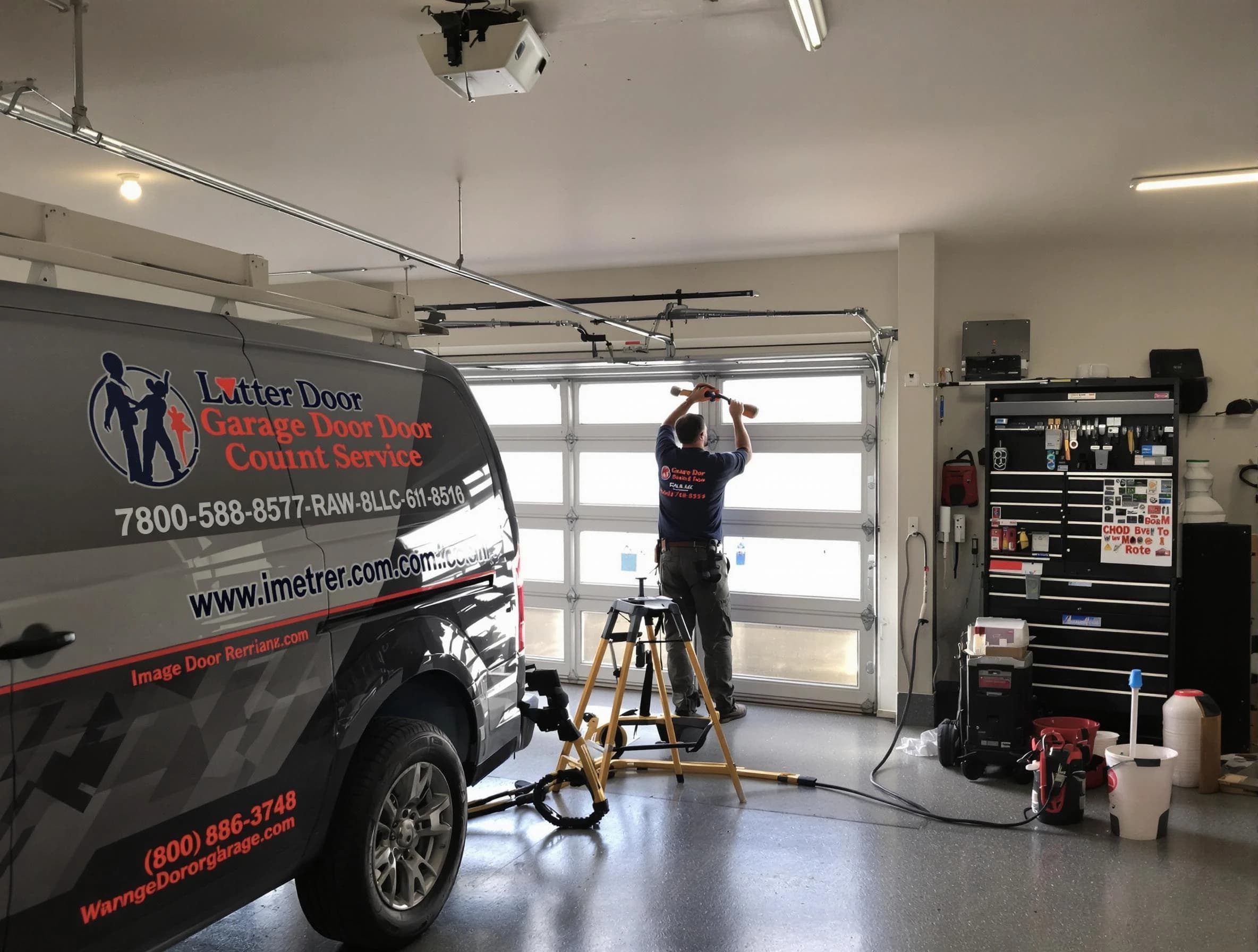 Rostraver Garage Door Repair rapid response team performing same-day repair in Rostraver