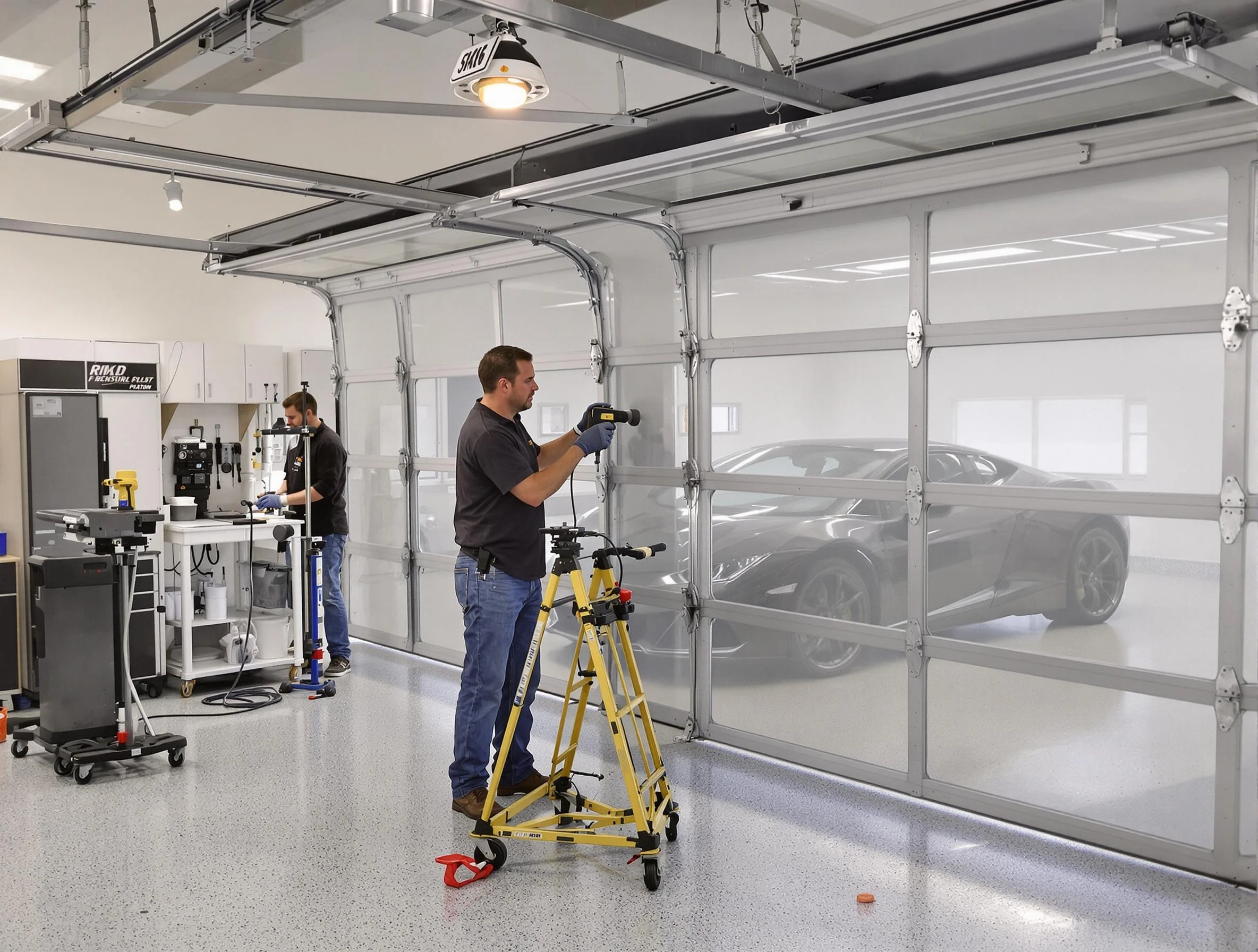 Garage Door Dents Repair in Rostraver