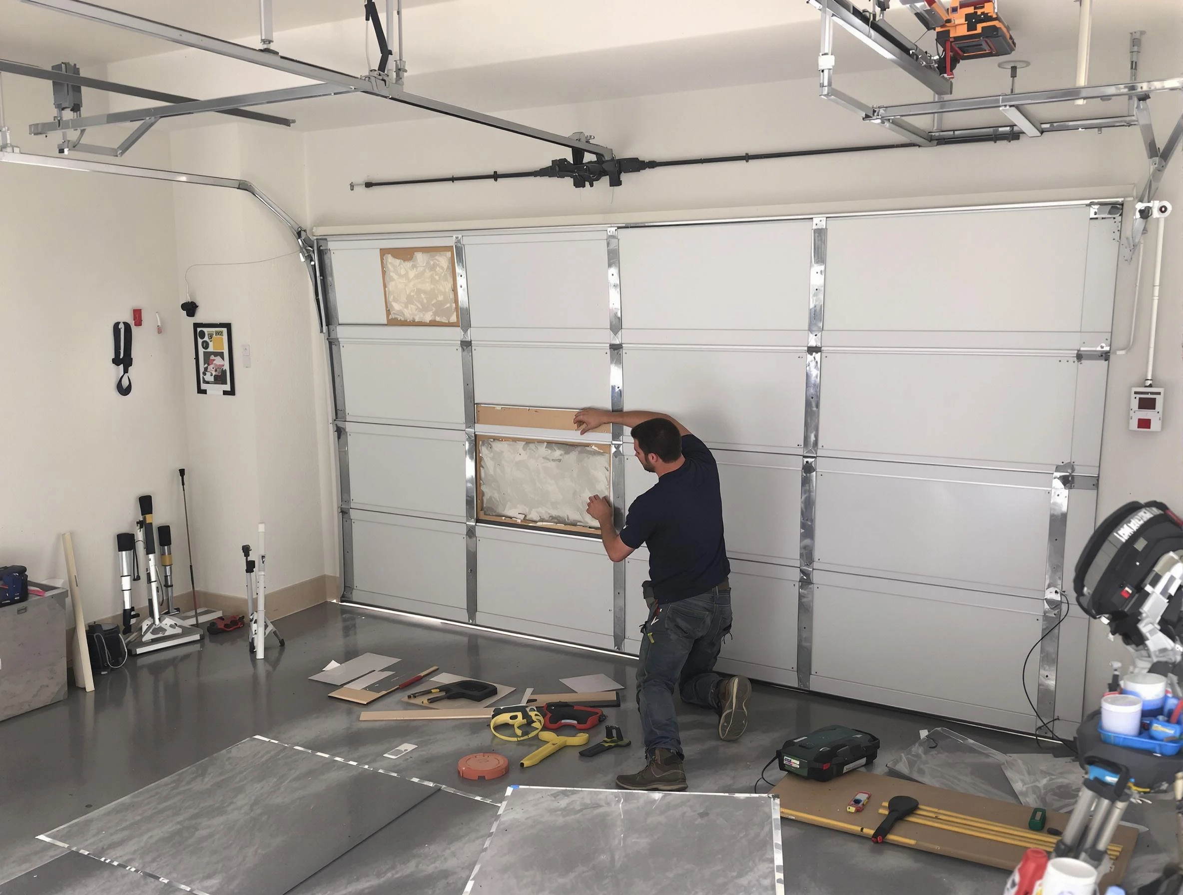 Garage Door Panel Repair in Rostraver