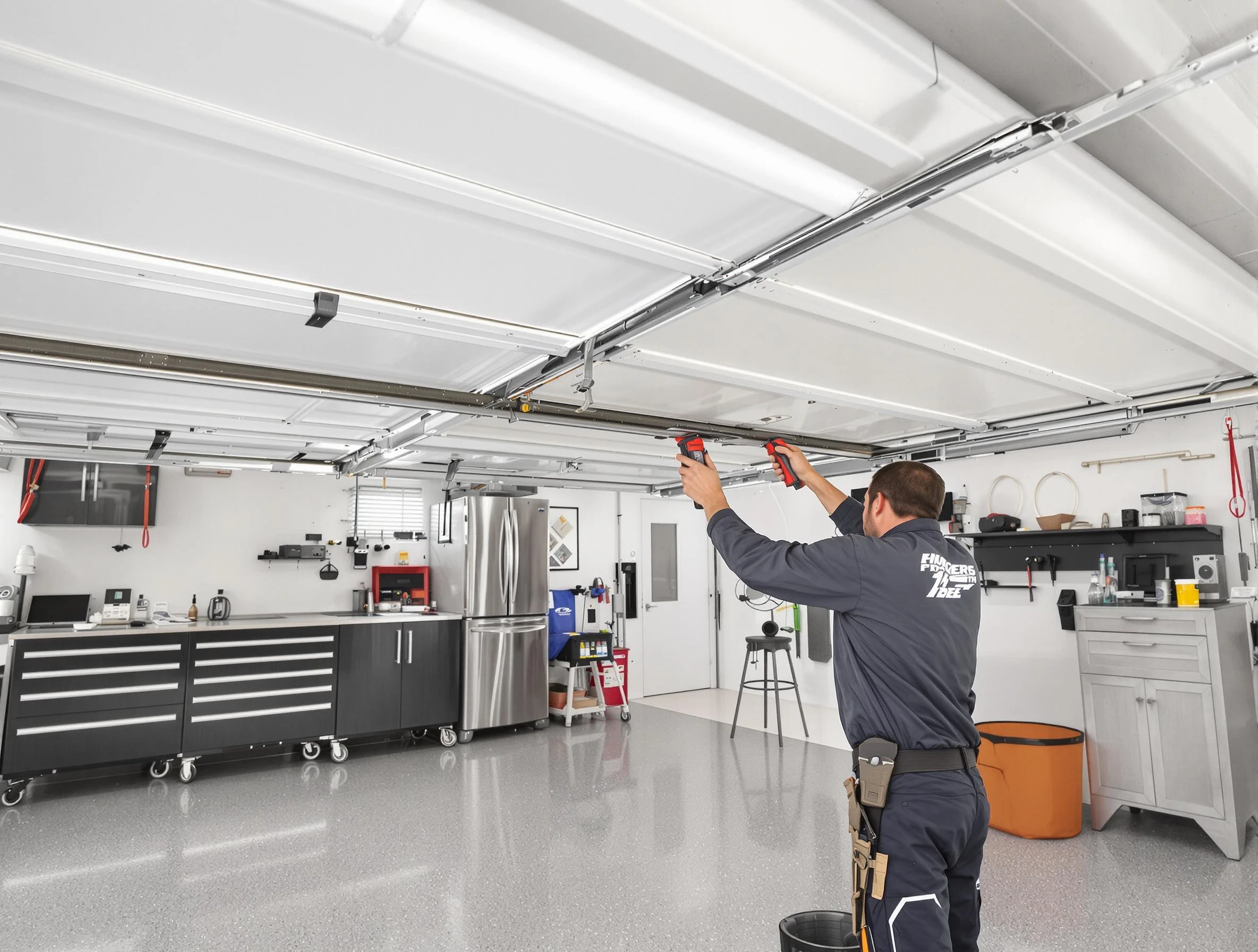 Overhead garage door repair service by Rostraver Garage Door Repair in Rostraver
